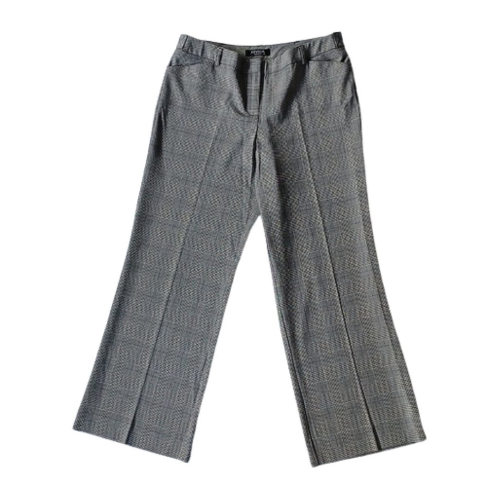Arvida Petite Glen Check/Houndstooth Trouser/Dress Pant- Sz. 10P